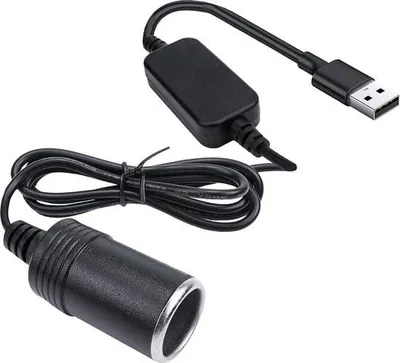Zdjęcie produktu dla Adapter USB do gniazda zapalniczki 12 V - Konwerter wtyczki do gniazda rejestratora samochodowego - Samochodowy rejestrator otoczenia GPS - Wysoka jakość.