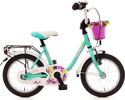 Produktbild von 14" Kinderfahrrad "Jee Bee" türkis - mit tiefen Einstieg – Bachtenkirch