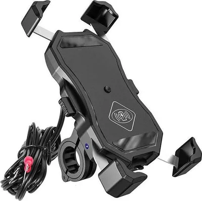 Zdjęcie produktu dla Uchwyt Motocyklowy Z Ladowarka Do Telefonu - R13W  Moto.