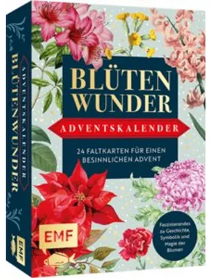 Produktbild von Adventskalender-Kartenset: Blütenwunder
