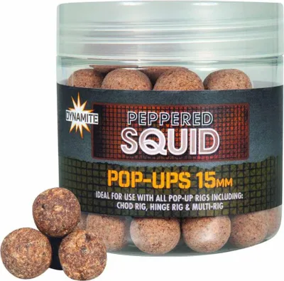 Productafbeelding van Dynamite Baits Peppered Squid Pop-ups, 15 mm