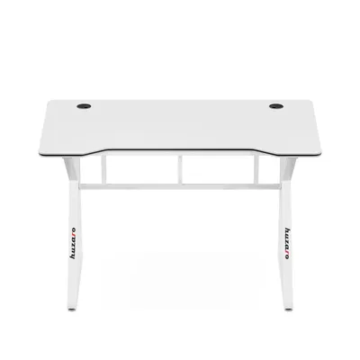 Produktbild von Huzaro Hero 1.6 | Computertisch Gamingtisch Schreibtisch | 120 x 60 cm | Zwei Kabeldurchführung Stahlkonstruktion | Gaming Homeoffice | Weiß