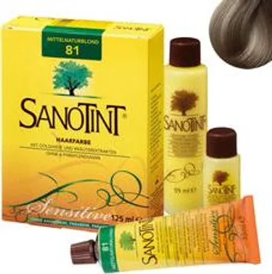 Produktbild von SANOTINT sensitive 81 Mittelnaturblond 125ml