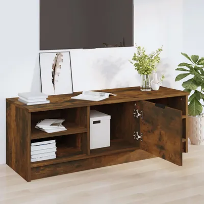 Produktbild von The Living Store TV-Schrank Räuchereiche 102x35,5x36,5 cm Holzwerkstoff