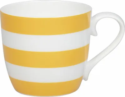 Image de Könitz Mug Stripes - Sunflower, Tasse, Bone China, Jaune, 425 ml, 11 2 057 2826