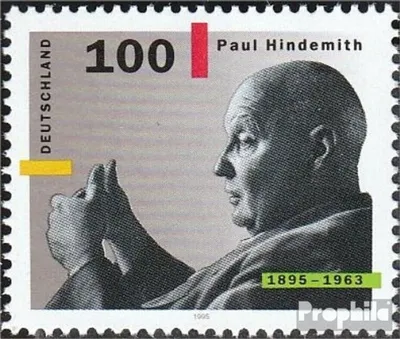 Produktbild von Briefmarken BRD (BR.Deutschland) 1995 Mi 1827 (kompl.Ausg.) FDC 100.Geburtstag von Hindemith