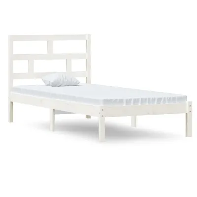 Produktbild von vidaXL Massivholzbett Weiß 90x190 cm