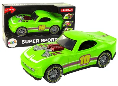 Produktbild von Lean Toys Auto 1:14 Auto Grün Sport Sound Licht Fahrzeug