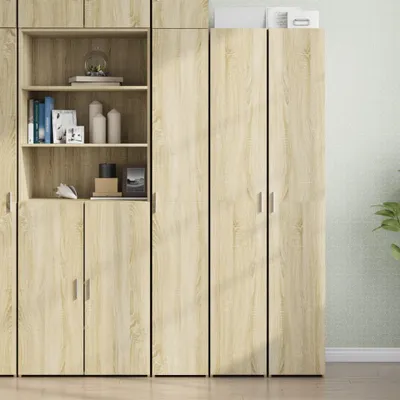 Produktbild von vidaXL Highboard Sonoma-Eiche 30x42,5x185 cm Holzwerkstoff