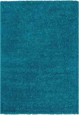 Produktbild von Teppich Prime Shaggy Hochflor Langflor Einfarbig Modern Türkis für Wohnzimmer, Schlafzimmer, küche