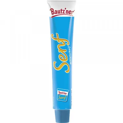 Produktbild von Bautzner Senf mittelscharf Tube - 100ml
