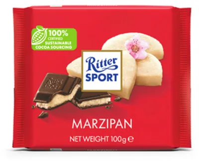 Image de Ritter SPORT 4016 Chocolat Ritter SPORT MARZIPAN 100,0 g