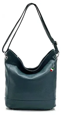 Obrázek produktu pro Kožená taška přes rameno Florence shopper tyrkysová OTF159T