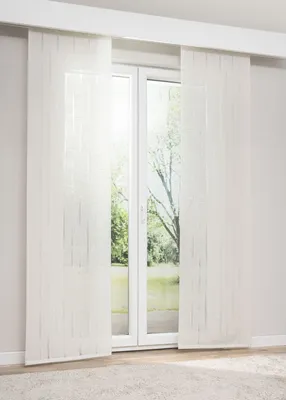 Produktbild von Lysel Schiebegardine Sambava in Hellbeige, in der Größe (BxH) 60cm x 245cm