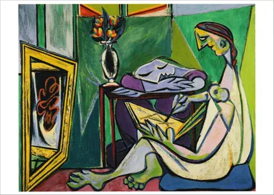 Produktbild von Kunstkarte Pablo Picasso "Die Muse"
