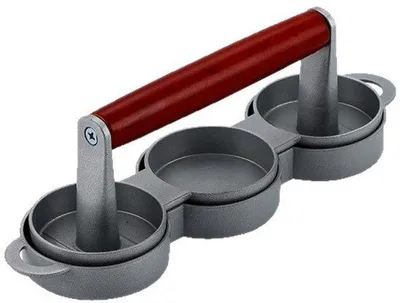 Zdjęcie produktu dla Aluminiowe foremki do mini-burgerów na 3 sztuki