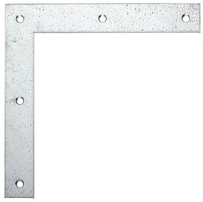 Zdjęcie produktu dla Kątownik narożny Alberts 847678, ocynkowany metodą Sendzimira, 120 x 120 x 20 mm, zestaw 120 sztuk
