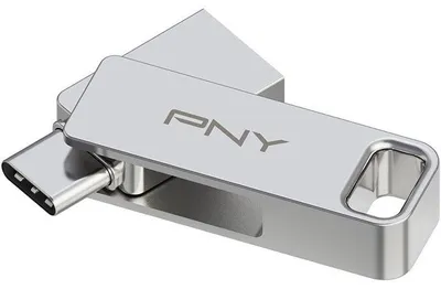 Produktbild von PNY - USB 3.2 DUO LINK Flash-Laufwerk, Typ-C/Typ-A - 256 GB - Bis zu 200 MB/s