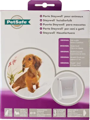 Productafbeelding van PetSafe Katzentür nr. 715 weiß/transparent PetSafe Gebr. de Boon