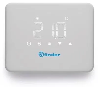 Productafbeelding van BLISS T Digitale thermometers, type 1T.91. Werkt op batterijen. 2 temperatuurinstellingen: dag/nacht. Eenvoudige en intuïtieve bediening. Wit.