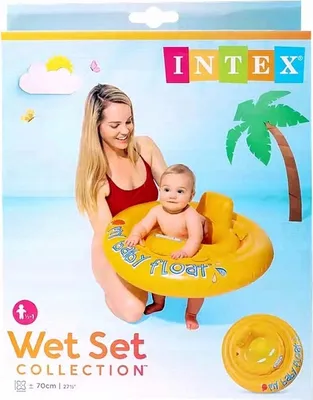 Obrázek produktu pro Intex My baby float, Plovací kruh, Chlapec/děvče, Vinyl, Vícebarevný, Žlutá