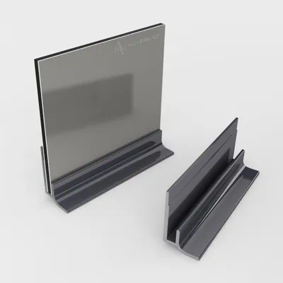 Produktbild von 100cm Sockelprofil für 3 mm Platten Anthrazit RAL7016
