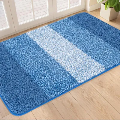 Produktbild von Fußmatte Schmutzfangmatte Eingangstürmatte Marineblau 60 x 90 cm