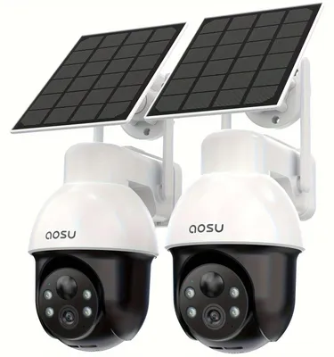 Image de Caméra de sécurité sans fil - Caméra extérieure - Caméra solaire - Caméra Wi-Fi - Caméra de surveillance