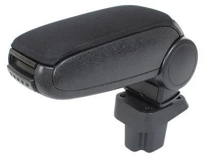 Für Suzuki SX4 / Fiat Sedici Armlehne Mittelarmlehne Textil Schwarz KLAPPBAR in der Farbe Schwarz von GOLDCAR