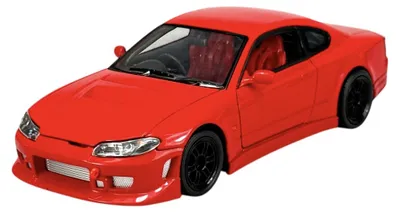 Produktbild von Welly Nissan Silvia S-15 Rot 1:24 Die Cast Metall Modell Neu im Kasten 22485
