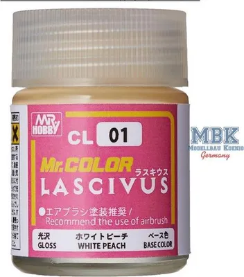 Image de GUNZE GSCL01 Mr.Color Lascivus White Peach (18 ml)
