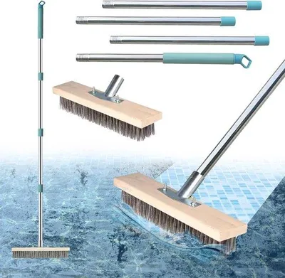 Obrázok produktu pre Oceľová metla do záhrady, efektívne odstraňovanie machu, kovové štetiny