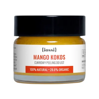 Zdjęcie produktu dla Mango Kokos - cukrowy peeling do ust 15ml IOSSI