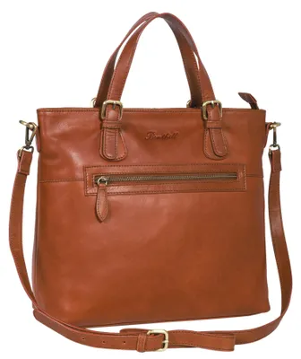Produktbild von Benthill Echt Leder Handtasche Damen | Henkeltasche aus hochwertigem Rindsleder | Vintage Frauen Schultertasche | Umhängetasche
