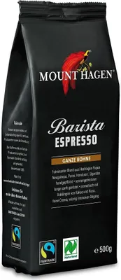 Produktbild von KAWA ARABICA/ROBUSTA BARISTA ESPRESSO FAIRTRADE 500 g – MOUNT HAGEN