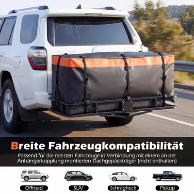 Obrázek produktu pro Taška na zavazadla na tažné zařízení, 453 l, voděodolné PVC, skládací