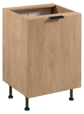 Obrázek produktu pro Dolní jednodveřová skříňka SALERNO - šířka 60 cm, dub
