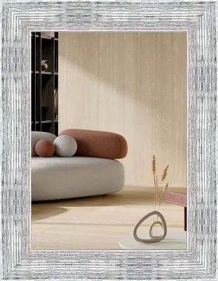 Produktbild von nielsen HOME Wandspiegel Chiara, Silber Weiß, ca. 50x70 cm