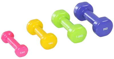 Produktbild von HOMCOM Hantelset Kurzhantel Set mit Koffer Tragbar 0,5 kg/1 kg/1,5 kg/2 kg