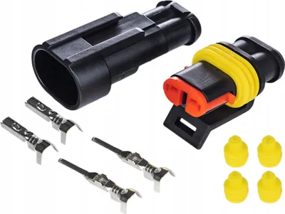 Produktbild von Stecker - Hermetische Verbindung - Superseal 2-polig - Automobilstecker - Männlicher Stecker