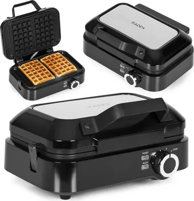 Immagine prodotto di Macchina per waffle 1200W, antiaderente, controllo della temperatura
