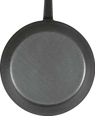 Produktbild von turk TURK Servierpfanne schmiedeeisern ?24cm mit gebogenem Stiel und hohem Rand 4cm schwarz