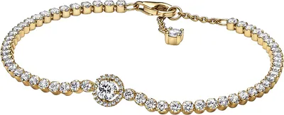 Zdjęcie produktu dla Pandora Sparkling Wreath Tennis Bracelet 569416C01 Bransoletka damska, Rozmiar bransoletki:20cm