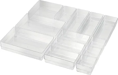 Zdjęcie produktu dla helit H6130002 zestaw wkładów do szuflad helit "organizer", PS, 13 szt