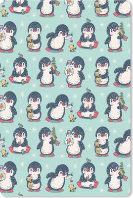 Produktbild von MuchoWow® Mauspad Mousepad Tiere - Muster - Pinguin 18x27 cm - Mousepads - Maus Mat - Pad - Mausunterlage