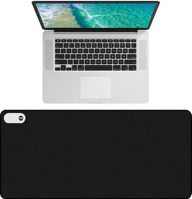 Produktbild von Elektrisches Büropad 80x33cm - Mausmat mit 3 Wärme-Einstellungen und Auto-Abschaltung (Schwarz)
