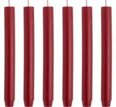 Zdjęcie produktu dla Świece dekoracyjne Cactula dicke Stabkerzen – Antikrot – 6 sztuk – 30 cm – średnica 2,6 cm