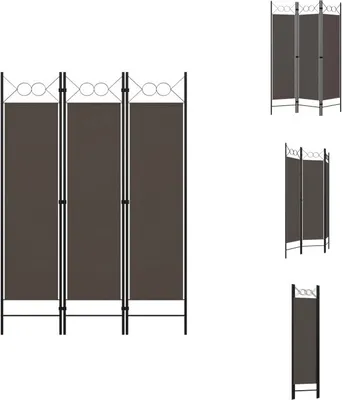 Produktbild von vidaXL 3-tlg. Raumteiler Anthrazit 120 x 180 cm -  Raumteiler