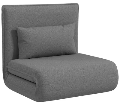 Immagine prodotto di Poltrona da pavimento - Poltrona relax - Poltrona reclinabile - Poltrona letto - Pieghevole - 6 posizioni regolabili - Rivestimento in ecopelle