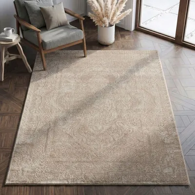 Produktbild von Teppich Wohnzimmer Teppich Schlafzimmer, Flur, Küche Kurzflor Orient Design Vintage Hoch-Tief-Effekt Modern 3D Weich